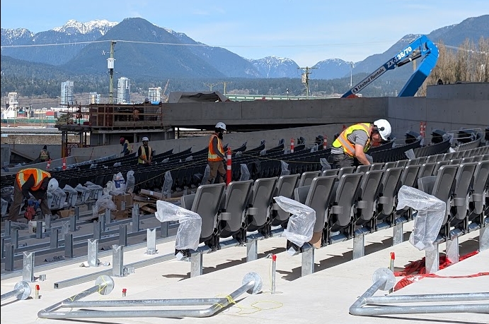 Fixed Seating Installation milestone