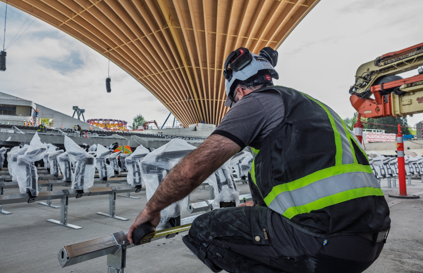 Removable Seating Installation milestone